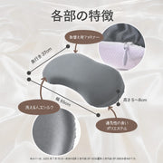 交換用人工シルク枕カバー ポイント2